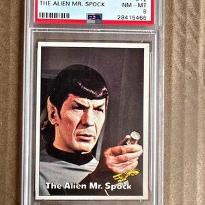 The Alien Mr. Spock Trading Card 1976 #12